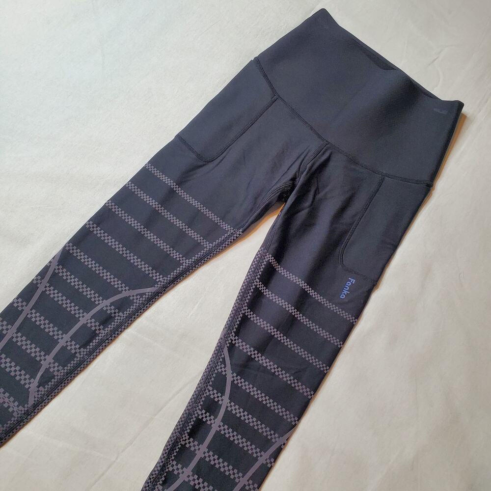 Fanka Women's Size S Body Sculpt Recovery Leggings Black/Gray